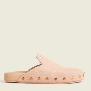 BRAND NEW J Crew Pink Suede Clogs